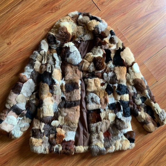 Vintage Jackets & Blazers - 🆕Host Pick😍Vintage Rabbit Fur Coat